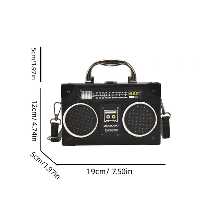 Mini Radio Retro Crossbody