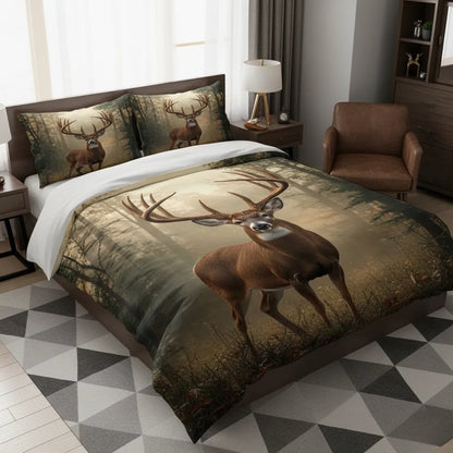 Rustic Wilderness & Wildlife Hunting Cover Set