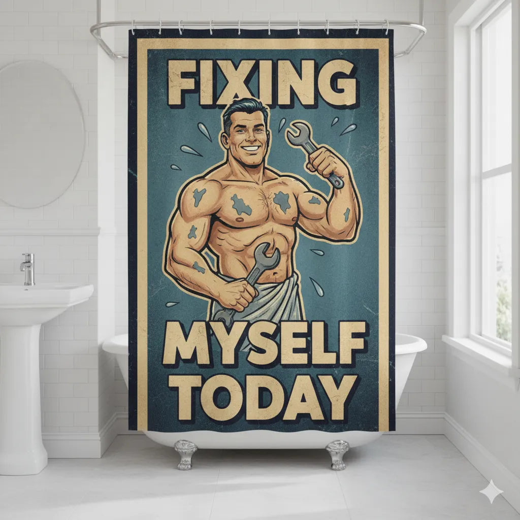 Luxe Fabric Shower Curtain