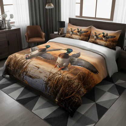 Rustic Wilderness & Wildlife Hunting Cover Set