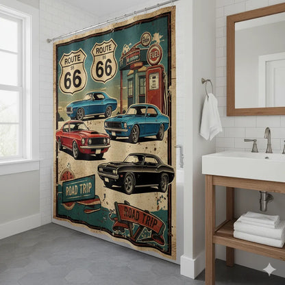 Luxe Fabric Shower Curtain