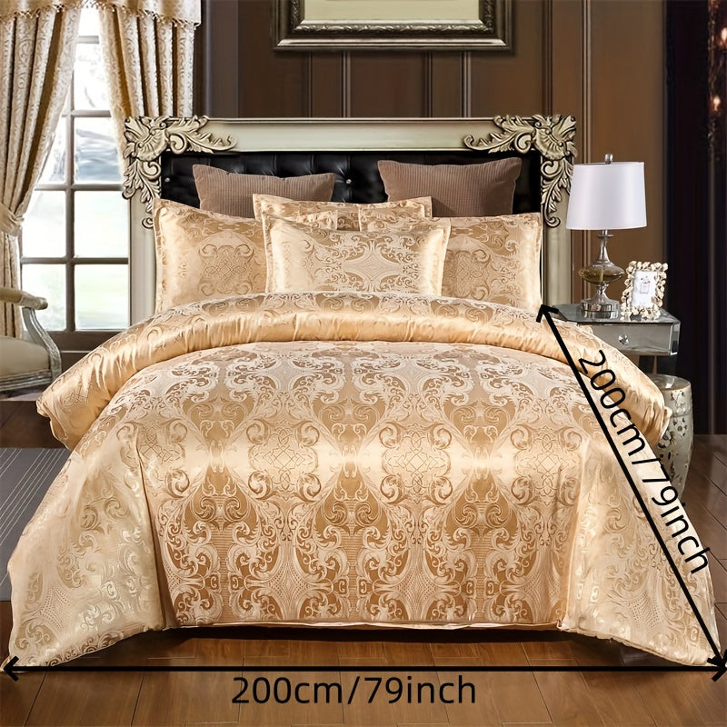 Satin Jacquard Cover Set