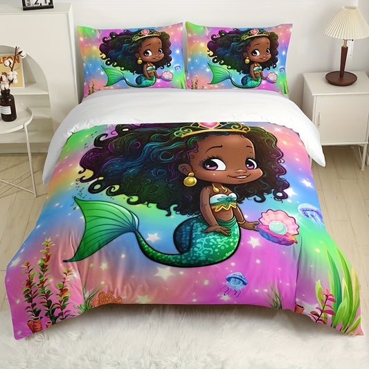 Whimsical Dreamy Princess 3-Piece Duvet Cover Set