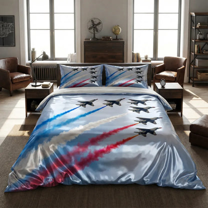 Patriotic USA Flag & Tactical Military Cover Set