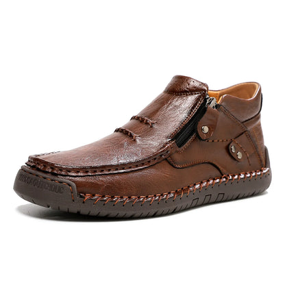 12-Hour Foot Freedom: The Anatomical Wide-Toe Boot for Pain-Free Standing & Driving