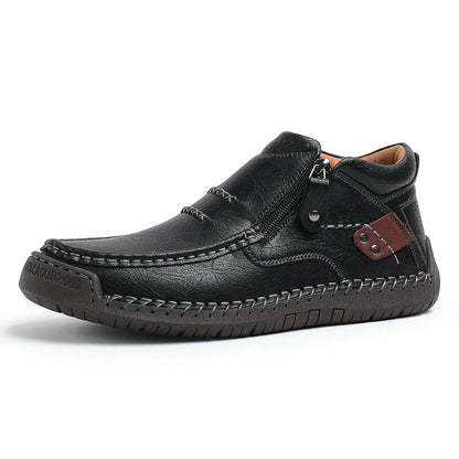 12-Hour Foot Freedom: The Anatomical Wide-Toe Boot for Pain-Free Standing & Driving