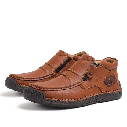 12-Hour Foot Freedom: The Anatomical Wide-Toe Boot for Pain-Free Standing & Driving