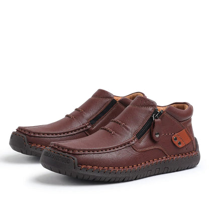 12-Hour Foot Freedom: The Anatomical Wide-Toe Boot for Pain-Free Standing & Driving