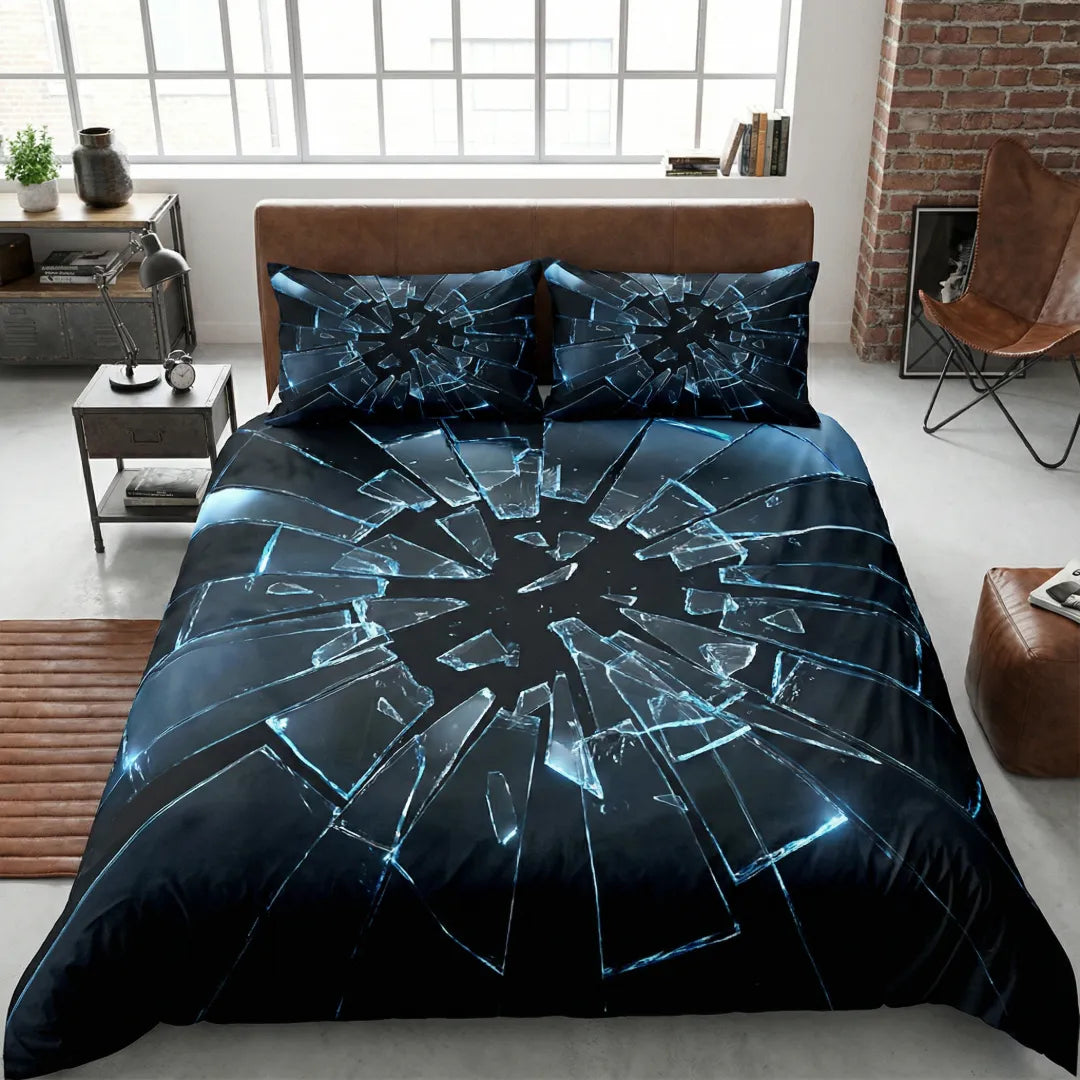 3D Geometric & Abstract Neon Cyberpunk Cover Set