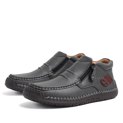 12-Hour Foot Freedom: The Anatomical Wide-Toe Boot for Pain-Free Standing & Driving