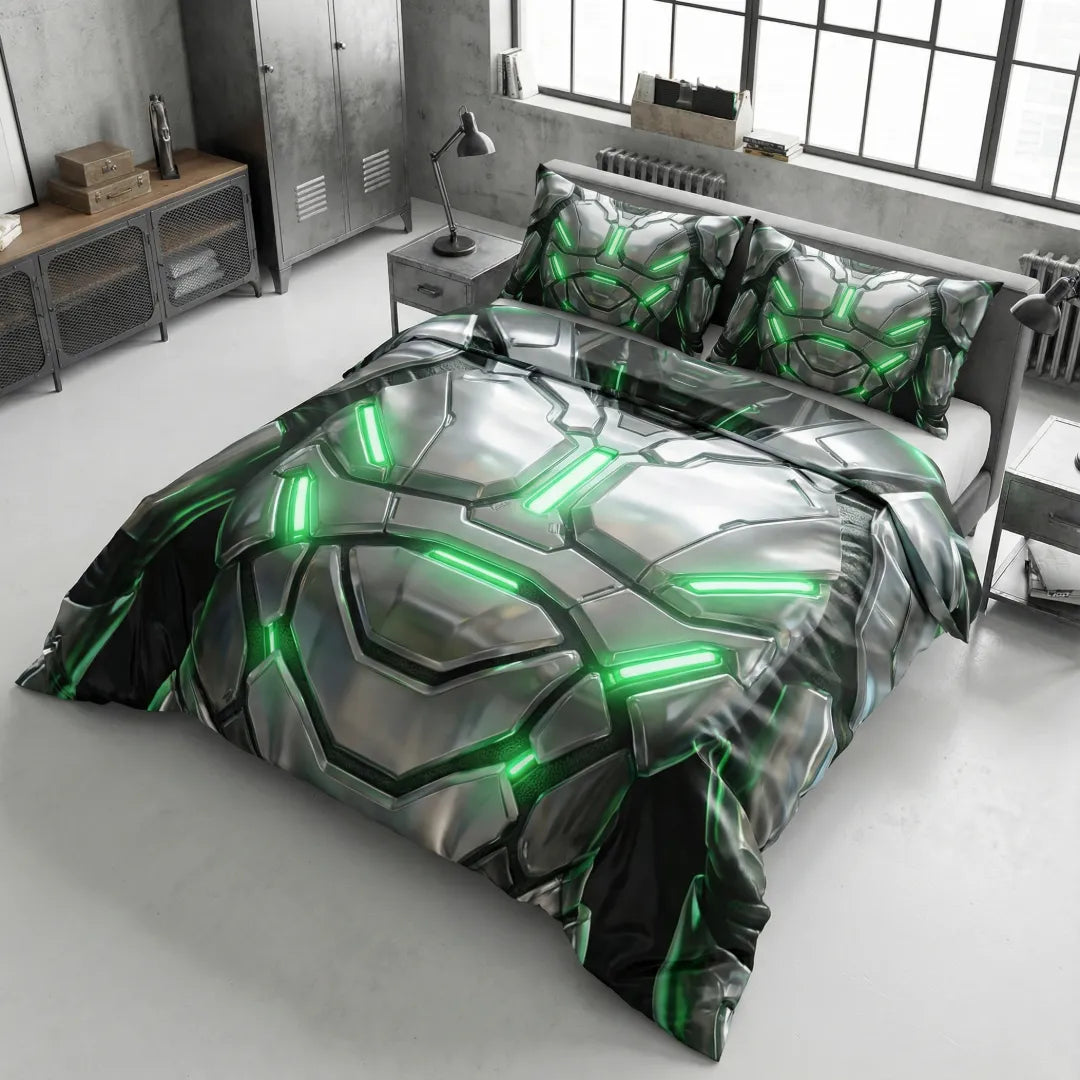 3D Geometric & Abstract Neon Cyberpunk Cover Set