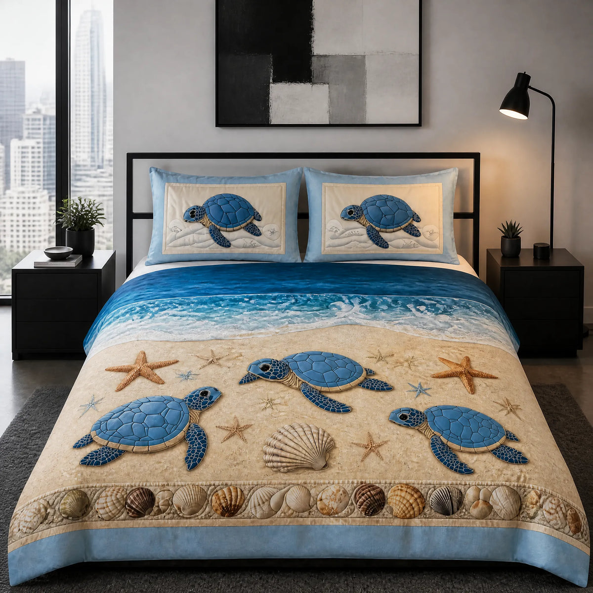 Coastal Sea Turtle Cover Set