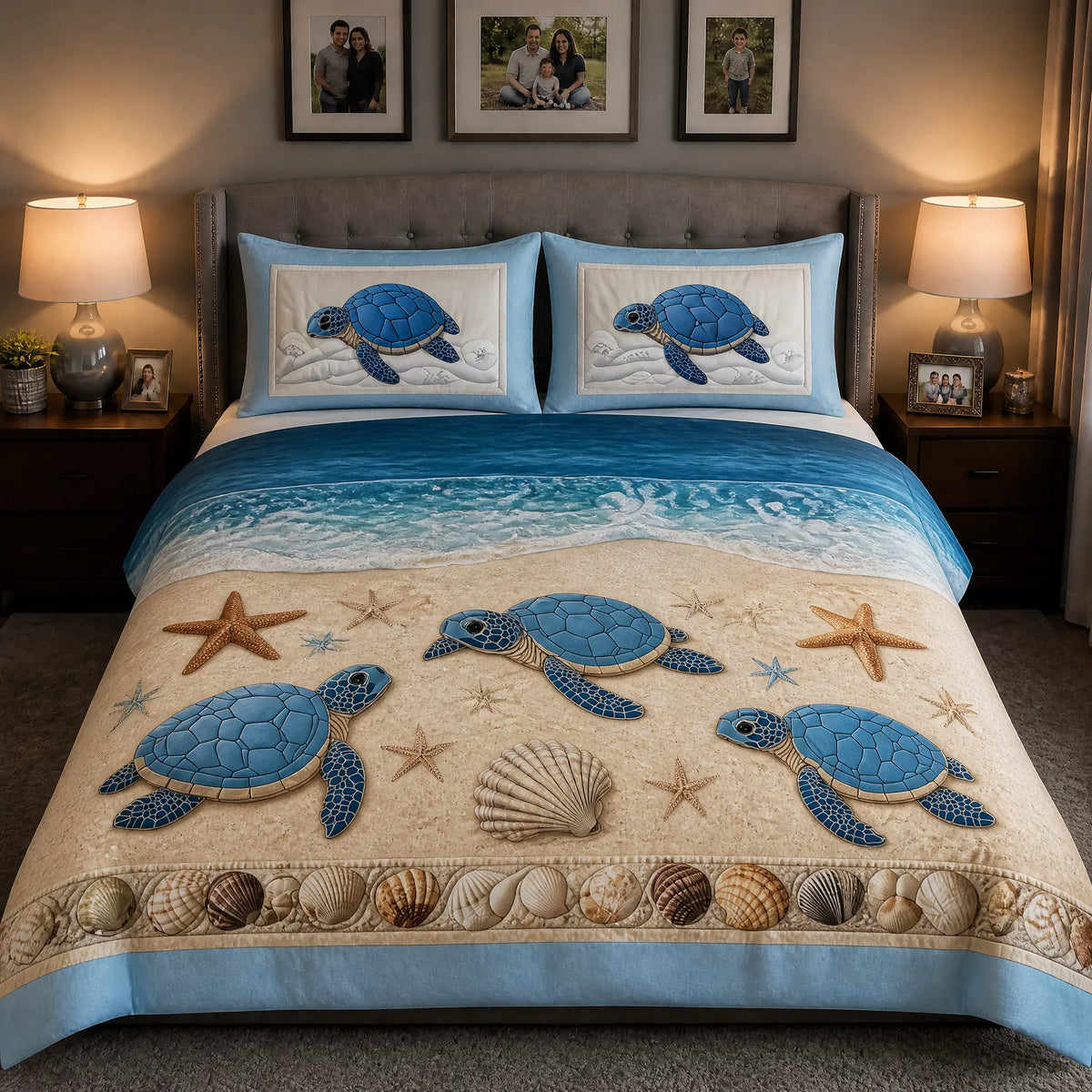 Coastal Sea Turtle Cover Set