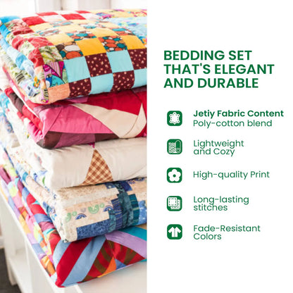 Checkered Quilt Set