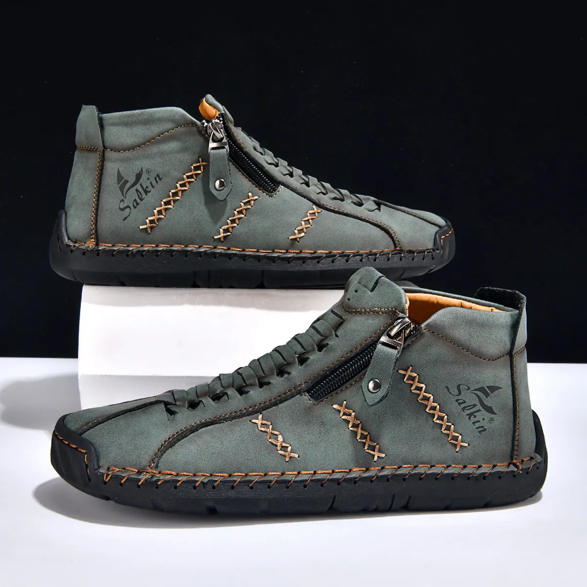 DriftSet - Hand-Zip Low-Top Work Boots (Men's)
