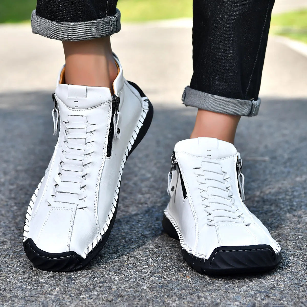 DriftSet - Hand-Zip Low-Top Work Boots (Men's)
