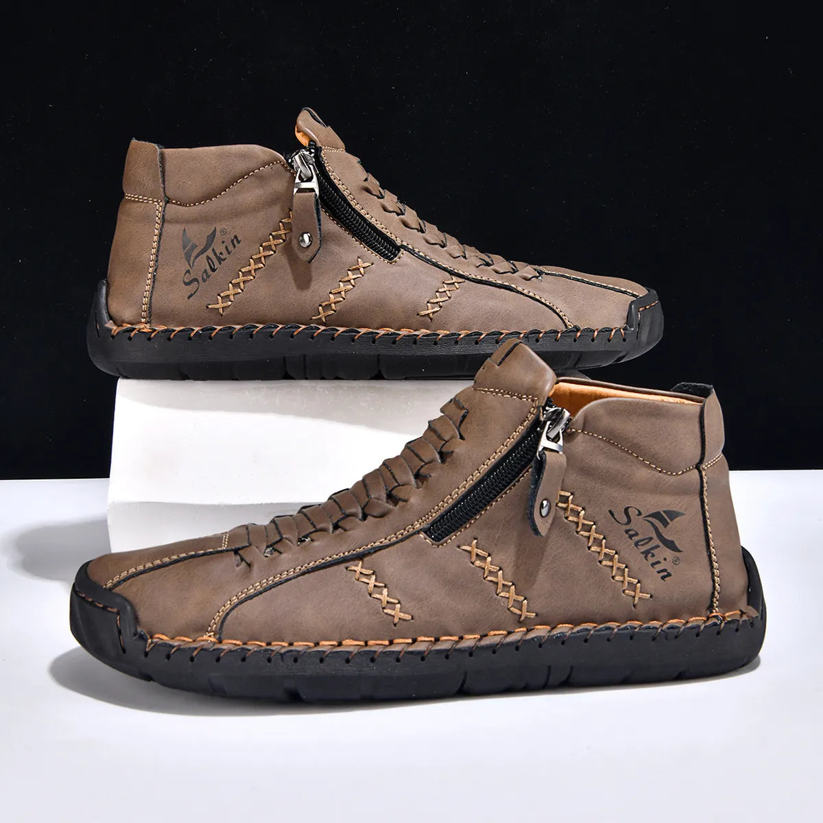 DriftSet - Hand-Zip Low-Top Work Boots (Men's)