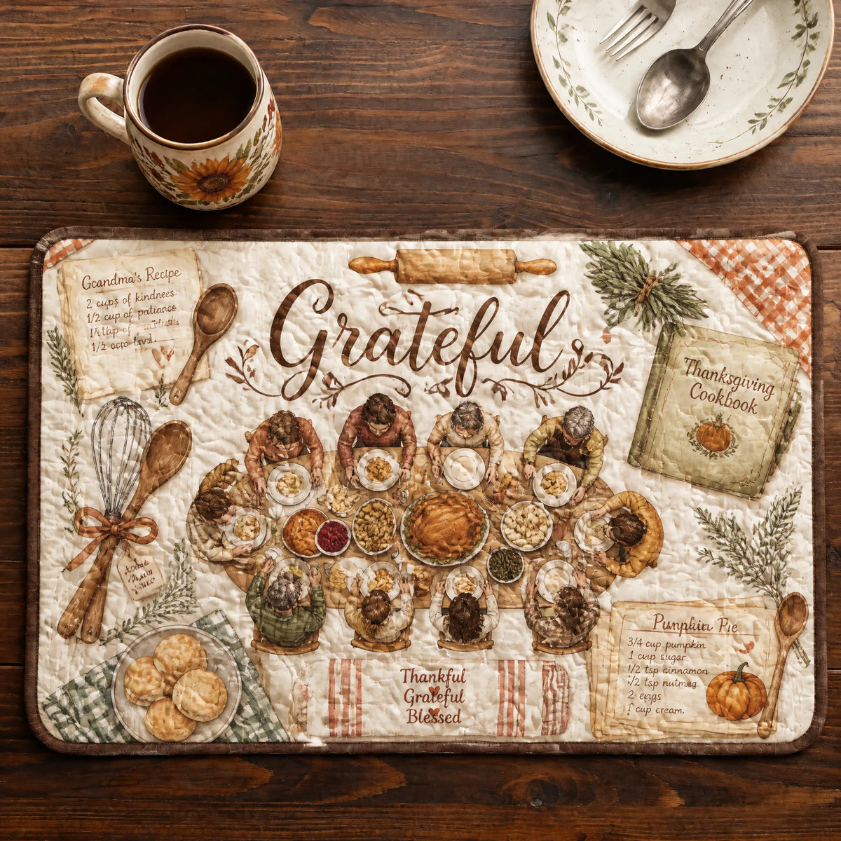 Happy Holidays Placemat