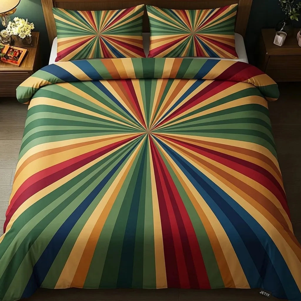 Bold Vibrant Radiant 3-Piece Duvet Cover Set