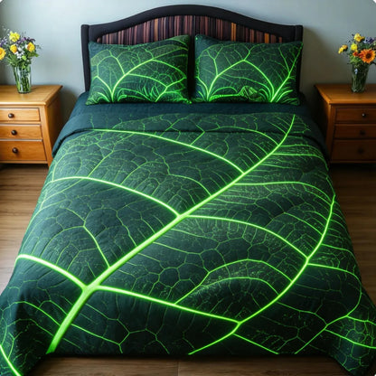 Cyberpunk Forest Texture 3-Piece Duvet Cover Set