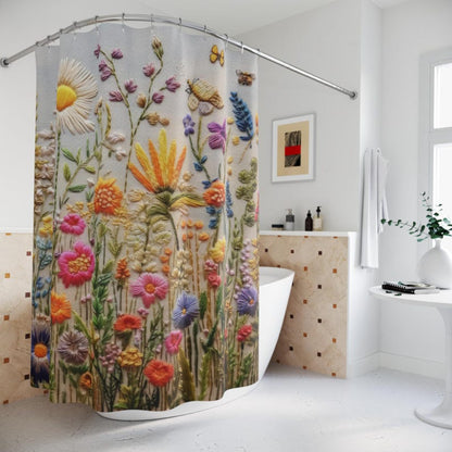 Luxe Fabric Shower Curtain