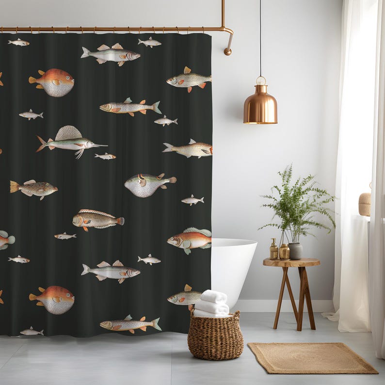 Luxe Fabric Shower Curtain