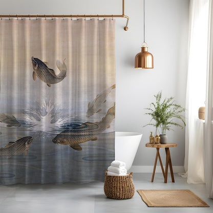 Luxe Fabric Shower Curtain