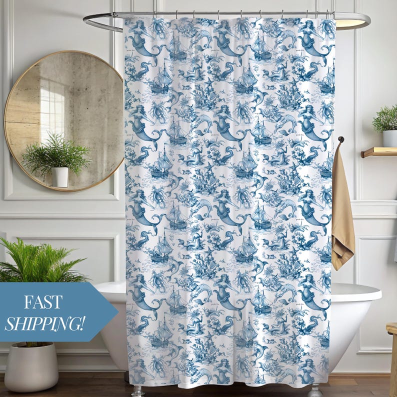 Luxe Fabric Shower Curtain