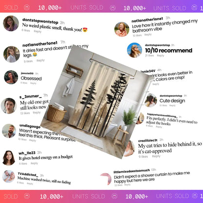 Luxe Fabric Shower Curtain