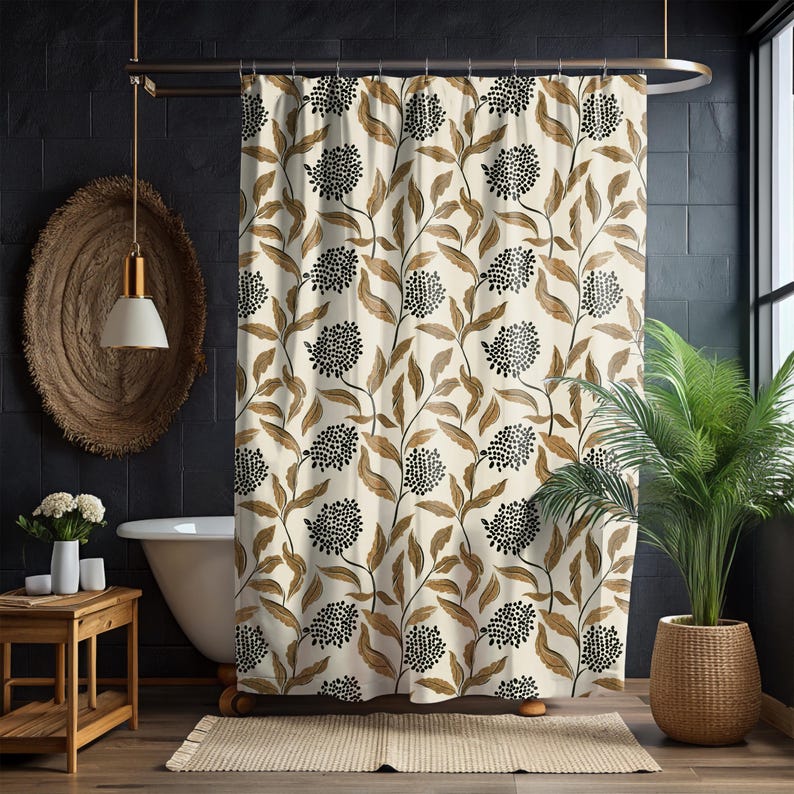 Luxe Fabric Shower Curtain
