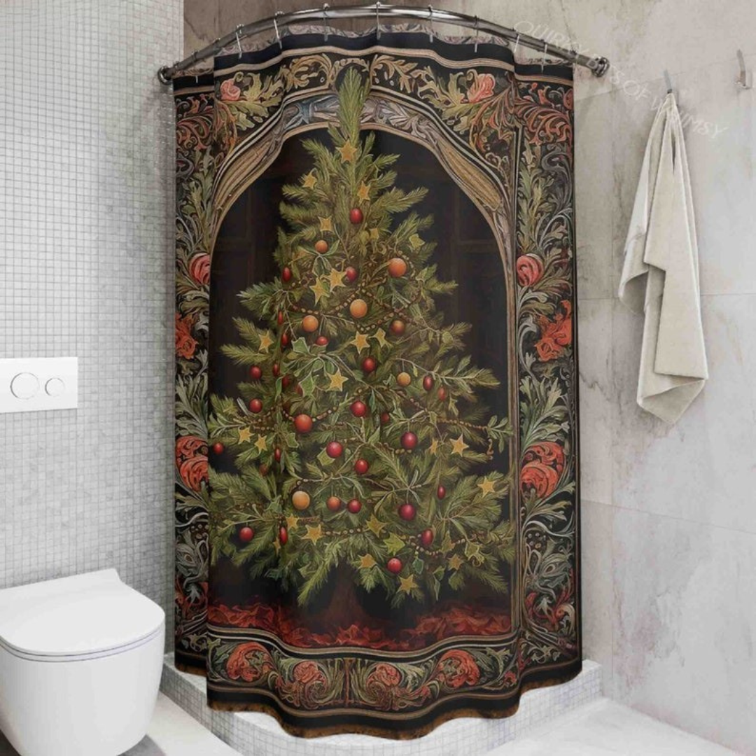 Luxe Fabric Shower Curtain