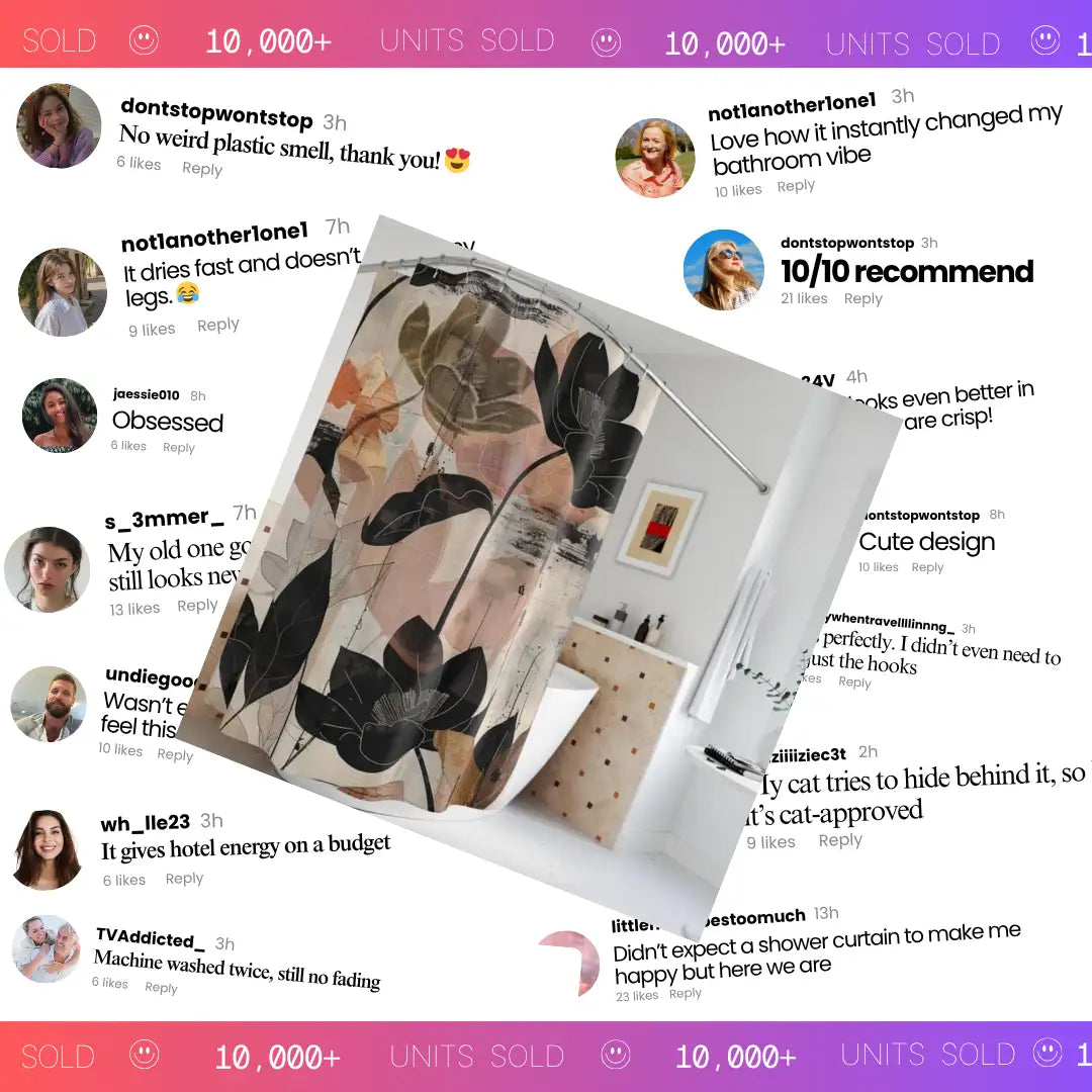 Luxe Fabric Shower Curtain