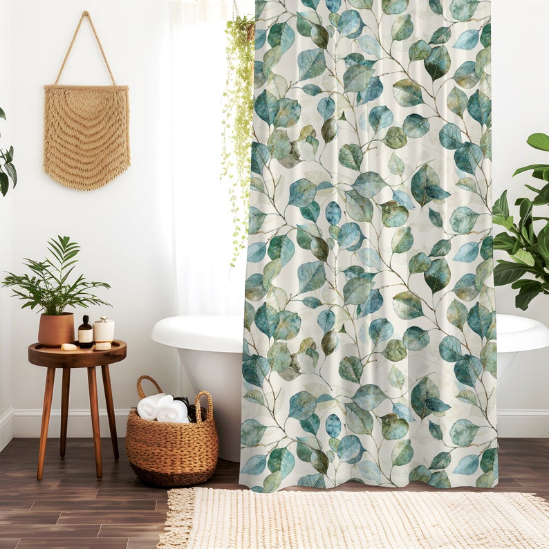Luxe Fabric Shower Curtain