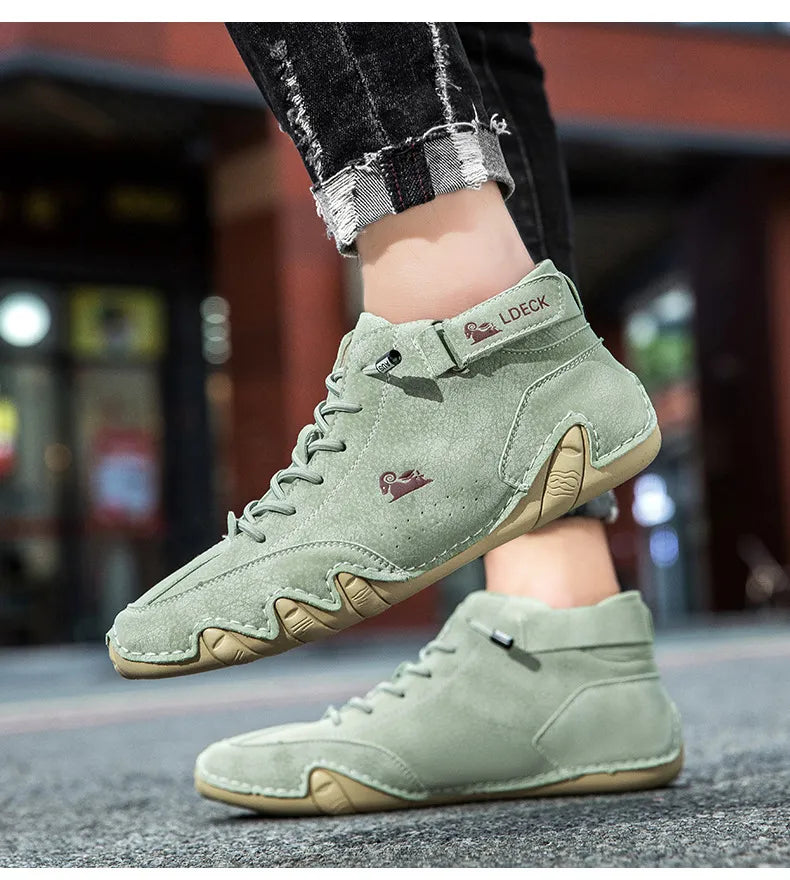 OctoTread — Men's Wavy-Sole Casual Martin Boots
