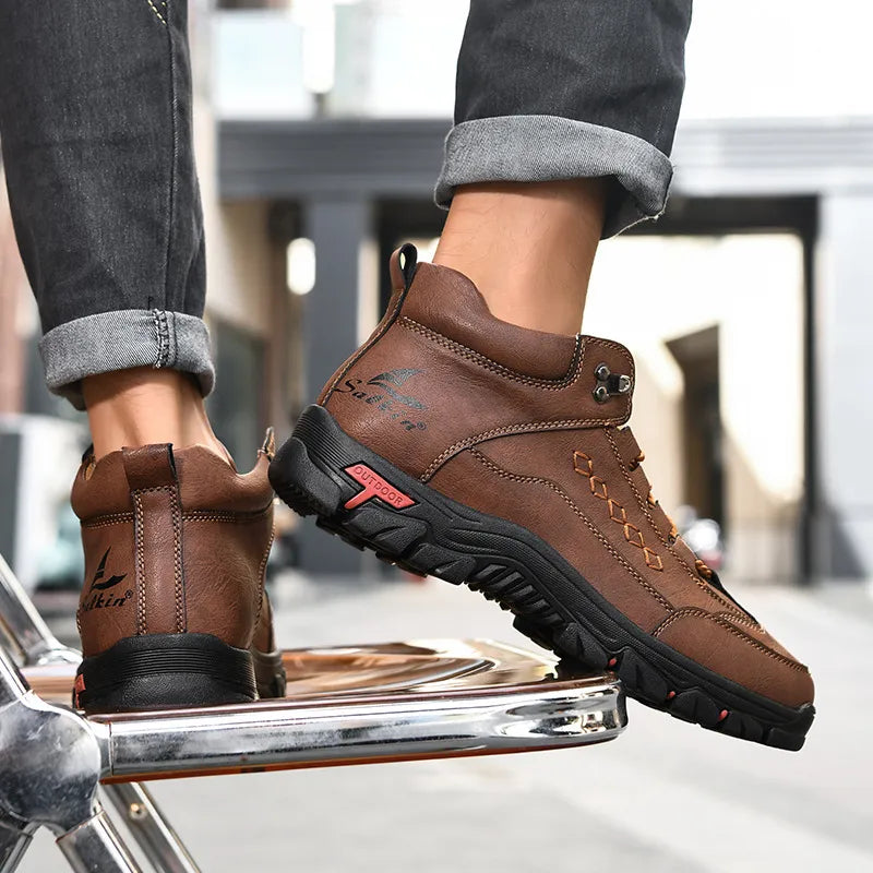 TerraGrip - Men's Outdoor Anti-Slip Lace-Up Martin Boots
