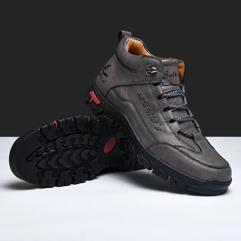 TerraGrip - Men's Outdoor Anti-Slip Lace-Up Martin Boots
