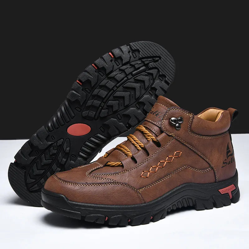 TerraGrip - Men's Outdoor Anti-Slip Lace-Up Martin Boots