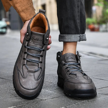 TerraGrip - Men's Outdoor Anti-Slip Lace-Up Martin Boots