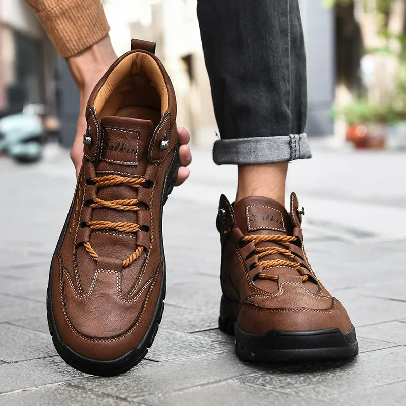 TerraGrip - Men's Outdoor Anti-Slip Lace-Up Martin Boots