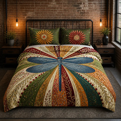 Vintage Dragonfly Garden Cover Set