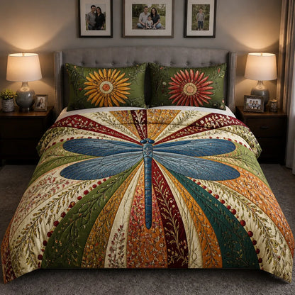 Vintage Dragonfly Garden Cover Set