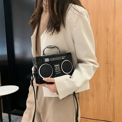 Mini Radio Retro Crossbody