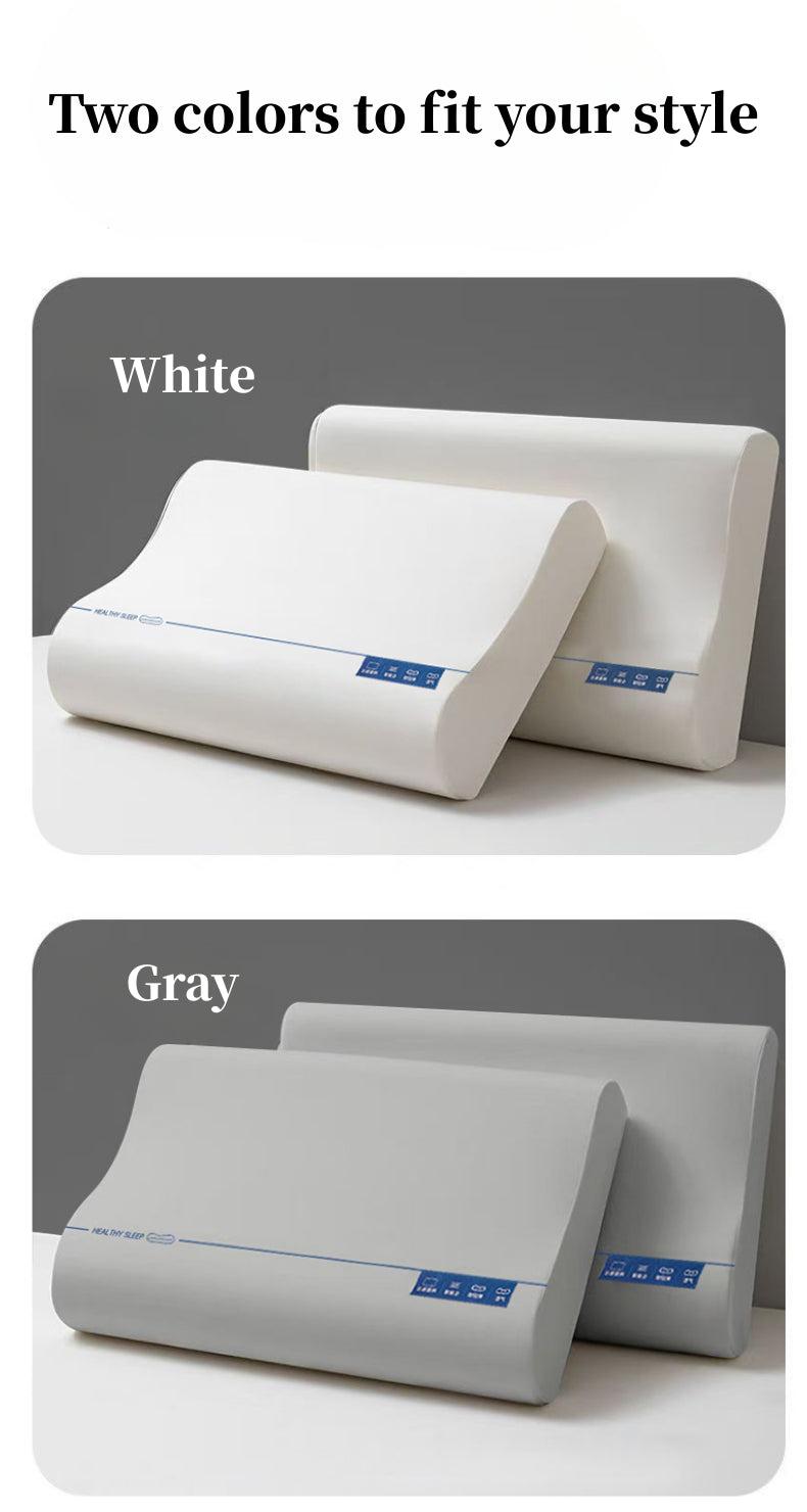 Zero pressure memory foam pillow suitable for men, women, and elderly for healthy sleep posture