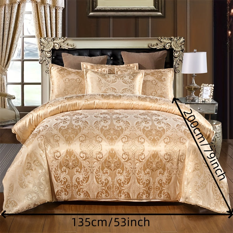 Satin Jacquard Cover Set
