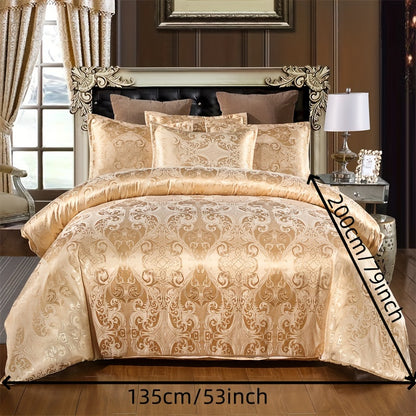 Satin Jacquard Cover Set
