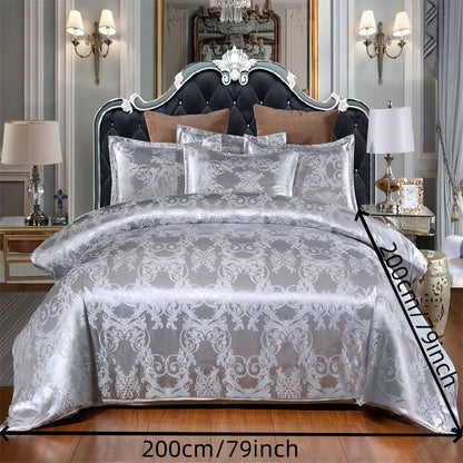 Satin Jacquard Cover Set