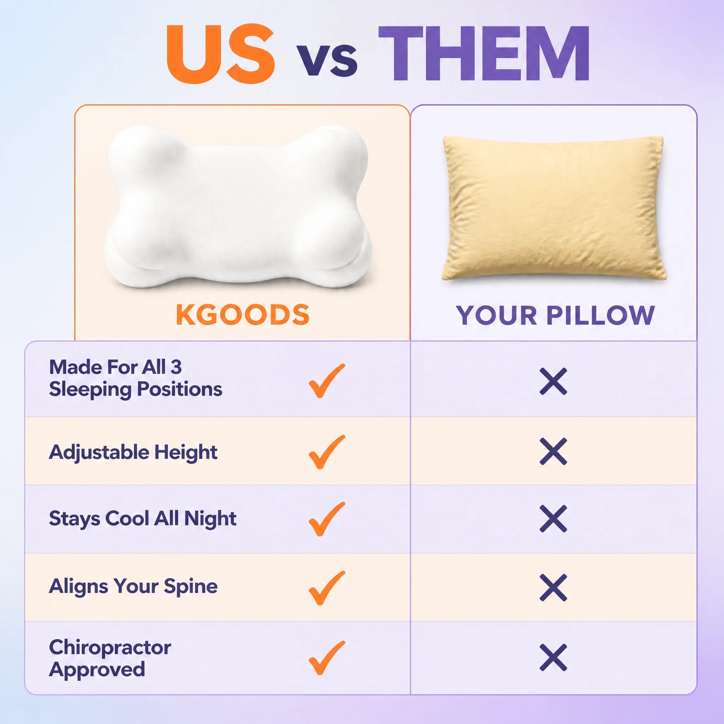 SpineSync™ Pillow
