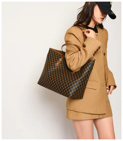 Minimalist Monogram All-Day Tote Bag for Women