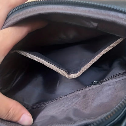 Men's Professional Vegan Leather Messenger Bag