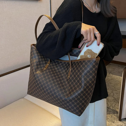 Minimalist Monogram All-Day Tote Bag for Women